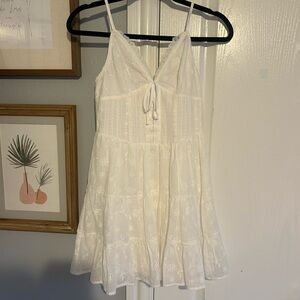 Altar'd State White Lace Mini Dress